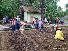 PERSIAPAN LOMBA AKU HATINYA PKK DI KALURAHAN GIRIPURWO